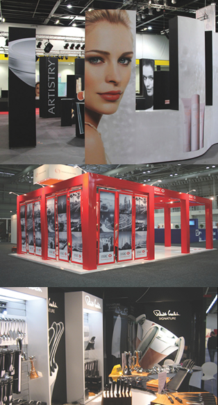 Bespoke T3 Modular System at Exhibition